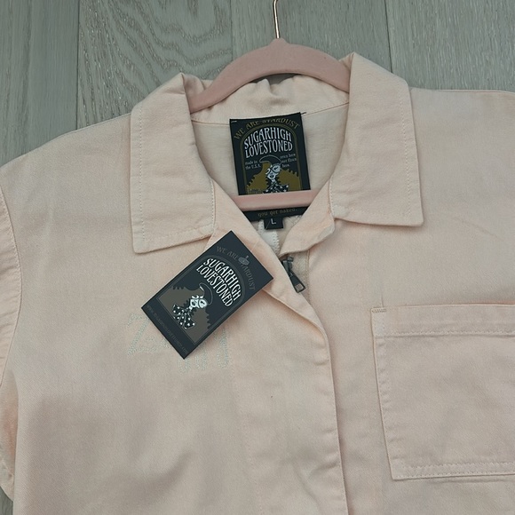 Sugarhigh Lovestoned Stardust Romper Baby Pink - Picture 4 of 6